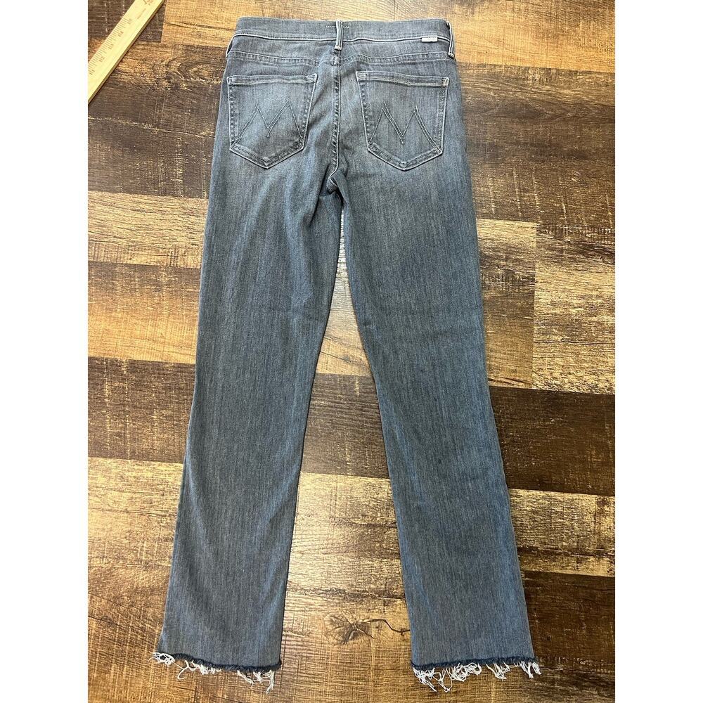 MOTHER The Rascal Ankle Snippet Jeans In Makin’ The Grade - Gray - Size 26 - Picture 9 of 9